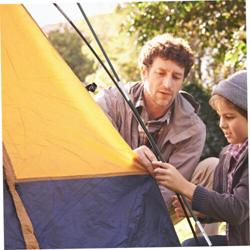 2Pcs Tent Pole Replacement Kit, Durable Fiberglass Construction, Lightweight for Camping 2