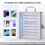 Locking Mobile Device Organiser Metal Cabinet Anti Drop-8 5
