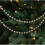 Christmas Plastic Bead Strand Transparent Chain Silver 4