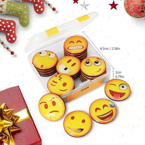 Set de 25 de magneți de frigider cu emoji 3D 1