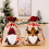 Burlap Santa Sack Bag14x22inches reusable 4