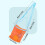 Outdoor Storage Bag for Wet Swimwears Adjustable Strap-Blue 4