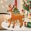 Reindeer Sculpture Standing Deer Desktop Ornament 1 Piece 4