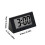 Kayannuo Digital Alarm Clock Black Plastic Desk Clock 3