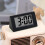 Kayannuo Digital Alarm Clock Black Plastic Desk Clock 5