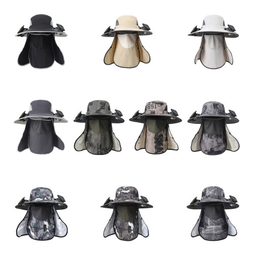 Adjustable Breeze Cooling Sun Hat Solar Powered Solar Fan For-5 1