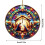 Akryl julkrubba hänge ornament 8cm 3