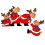 Décoration de cheminée en bois, panneaux de Noël (3 pièces) 5