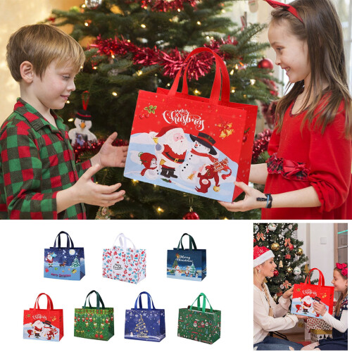 Große Weihnachtsgeschenktüten mit Henkeln 1