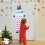 Juletrefilt adventskalender hengende dekorasjon 5