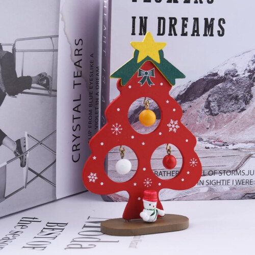 Tre DIY juletre skrivebordspynt 1
