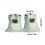 Polyester Strollers Gloves for Warmth and Daily Comfort-White 4