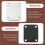 70S 4-Bolt Guitar Neck Plate Plate con Viti (Argento) 6