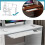 Under Desk Keyboard Tray Large Black Ergonomic Sliding Design with Mouse Platform for Home Office 3