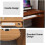 Under Desk Keyboard Tray Large Black Ergonomic Sliding Design with Mouse Platform for Home Office 4