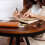 2022 Plan A6 Notepad Diary Book Business  Loose-Leaf Notebook Retro Hand LEDger 200X120mm Wine Red 2