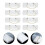 32St Compacte Transparante Cake Box Wit Voor Individuele Porties 8