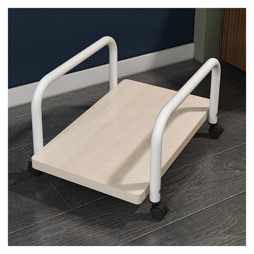 Cpu Stand With Wheels, Adjustable Computer Tower Holder For Improved Airflow Cooling And Spacesaving Mdf Design 9310869821076