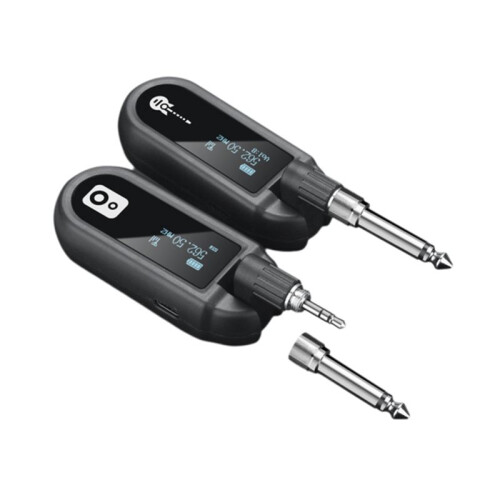 Guitar Wireless System Transmitter Receiver Rechargeable UHF Wireless Transmitter for Electric Guitar 2
