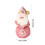 Pink Christmas Figurine Bag with Sequined Hat 2