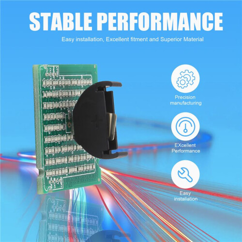 Desktop CPU 775 Socket Tester CPU Socket Analyzer Dummy Load Fake Load with LED with Light Tester 2