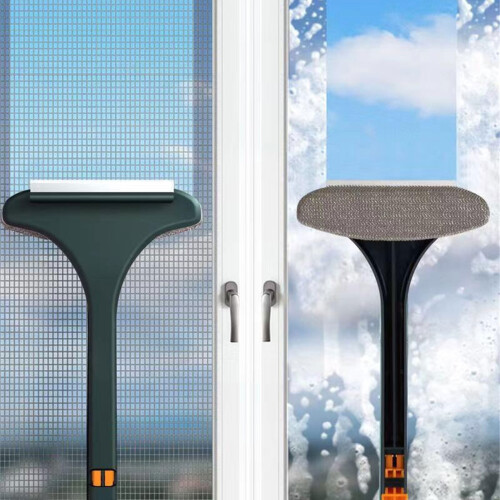 Two Sided Window Screen Scrubber Brush Efficient Dust Removal-5 2