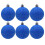 Christmas Ball Baubles Blue 8 cm 6 pcs 5