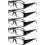 Blue Light Reading Glasses 5 Pack +3.50 Magnification for Men and Women, Spring Hinge Black Frame 1