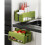 Organiseur de bureau mural, support de rangement pliable-Rouge 3