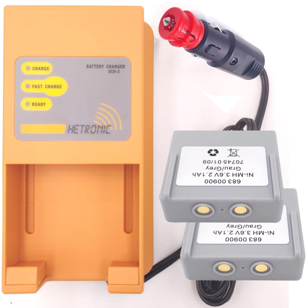 Battery Charger Uch2 1030Vdc With 3.6V 2100Mah Rechargeable Battery For Hetronic Remote 9310869821229