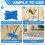 10 Pcs Deck Spacer Tool,4 Thicknesses Deck Board Spacers(1/16In, 1/8In, 3/16In, 1/4In) 3