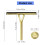 All Purpose Stainless Steels Squeegee Scraper Combo For-Bronze 4