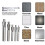 5Pcs HSS Counterbore End Mill M3-M8  Slotting Tool Milling Cutter Countersink End Mills 3