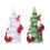 Festives LED éclairé Santa escalade arbre résine Figurine-Vert 2