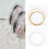 Professional Beading Cord 0.3mmX1meter Flexible-Steel color 3