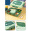 Lunchbox voor voedselcontainers met-Groen kwartraster 5