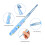 12Pcs Aluminum Crochet Hook with Soft Ergonomic Handle 5