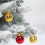 Christmas ornaments red hexagonal star 33 pcs 4