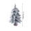 Penkiiy Mini Christmas Trees Flocked Bottle Brush with 3