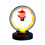 LED-julelys innendørs månebelyst dekor 1-pakning 2