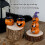 Halloween Resins Pumpkin with Smiling Grin-Smiling Pumpkin 2