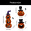 Halloween Resins Pumpkin with Smiling Grin-Smiling Pumpkin 4