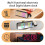 180 Rotation Projection Alarm Clock 12/24H LED Digital Clock USB Charge Ceiling Projector Alarm Clock (Green) 9