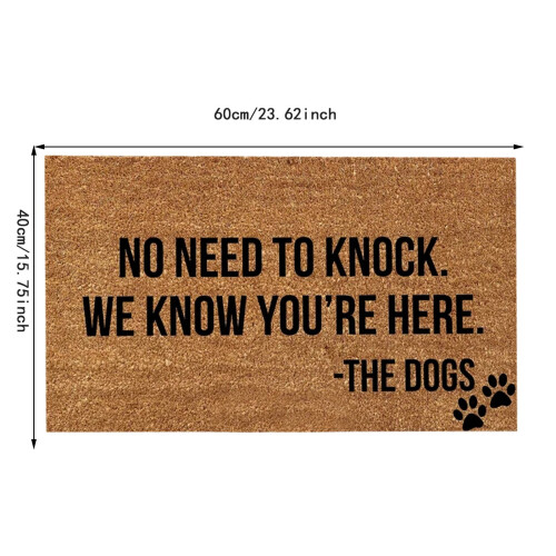 Giyblacko polyester doormat funny design 1 piece 2