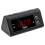 SHARP Dual Alarm Clock with 2 USB Ports Black Red LED 1