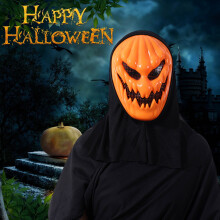 Halloween tök horror maszk műanyag teljes arcvédő