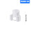 Bathroom Organiser For Cotton Pads QTips Dental Floss-Clear 2