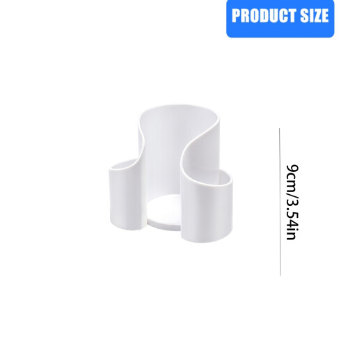 Space Efficient Vertical Cotton Pad Dispenser Storage-Clear 1