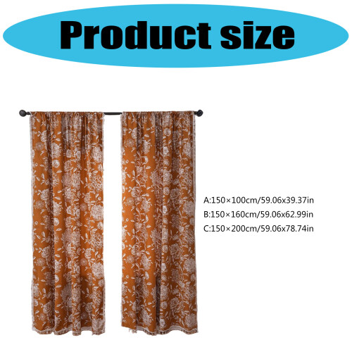 Polyester Floor Curtain Dustproof-150 200 per piece Warm brown 2