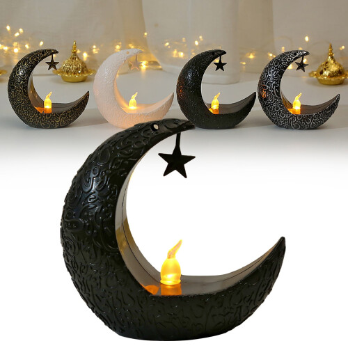 Stjerne- og månelysestake til jul